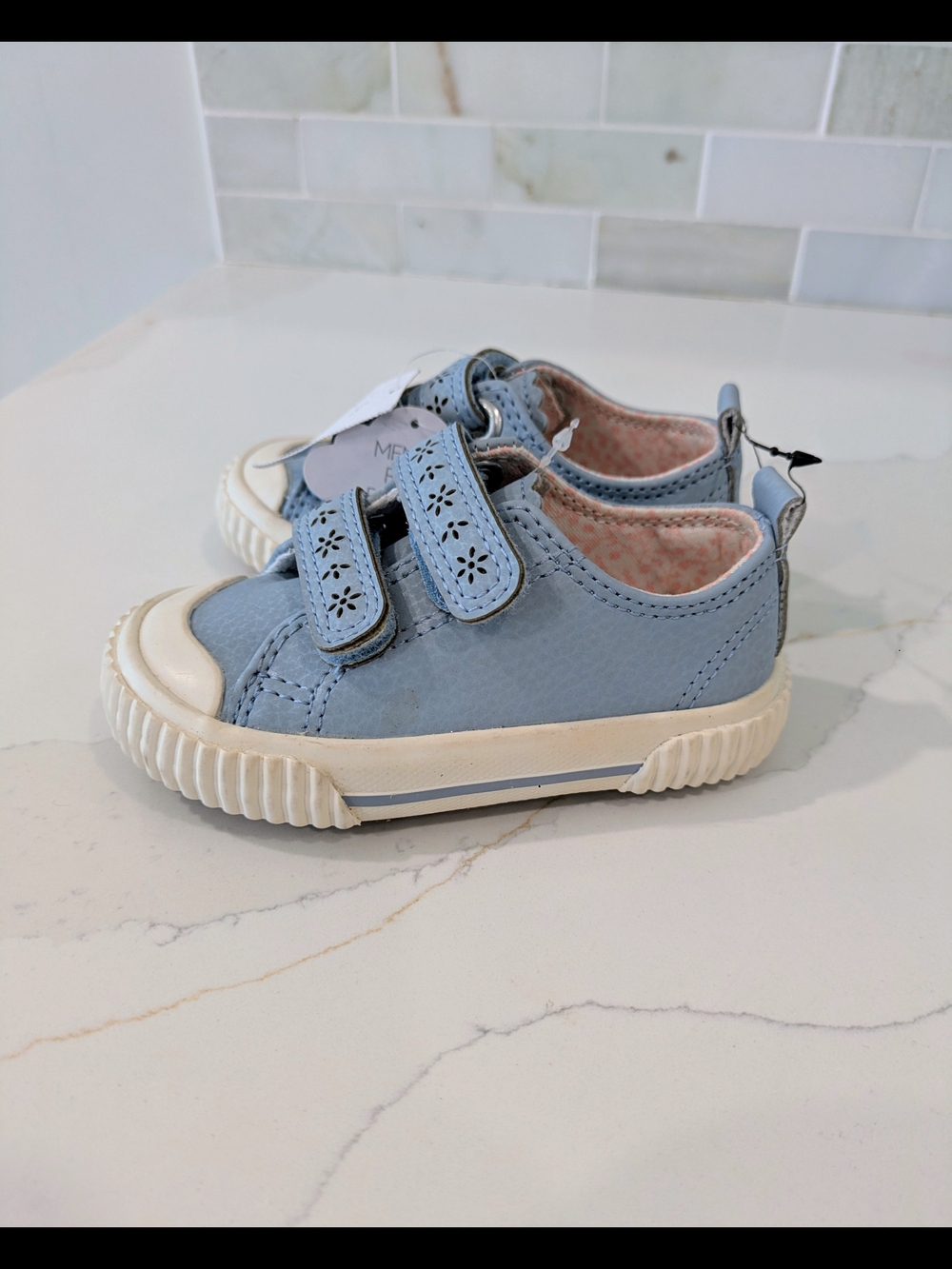 NEXT- Light Blue Velcro Sneakers